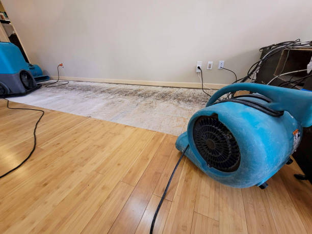Professional Flood Damage Cleanup technician working in Portola Valley, CA